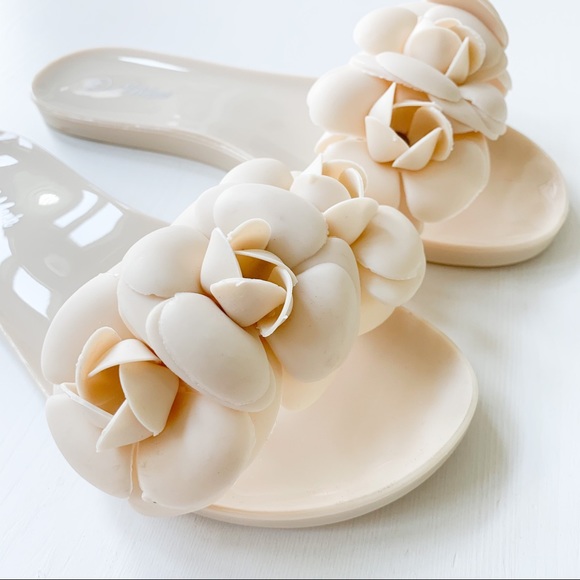 J.Mark Nude Floral Jelly Sandal Jelly-07 - Picture 7 of 8